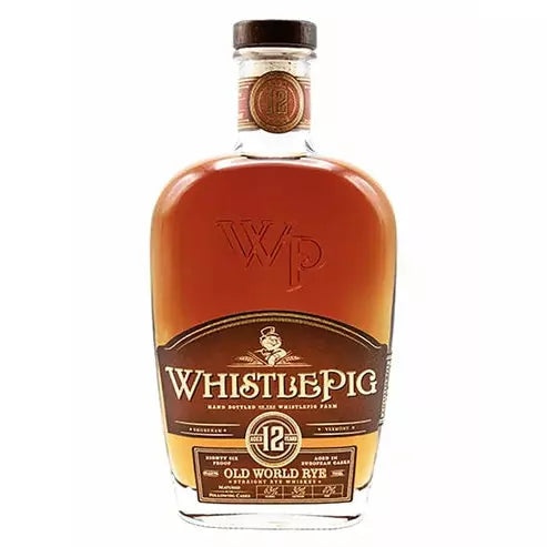 WhistlePig Old World 12 Year Old Cask Finish Rye Whiskey